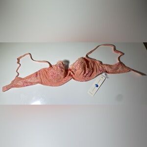 Elegant Lace Pink Bra 36B NWT